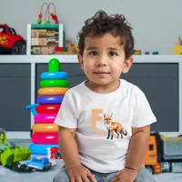 Foxy Learner: Adorable Alphabet Toddler T-Shirt