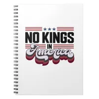 No Kings In America USA Retro Classic Notebook
