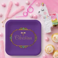 Magical Fairy Tale Fantasy Personalized  Paper Plates