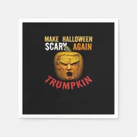 Trumpkin Make Halloween Scary Again – Funny Donald Napkins