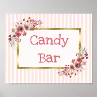 Wedding Sign Candy Bar Chalkboard Look