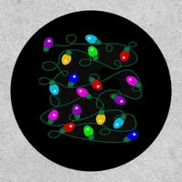 Christmas Lights -Let's Get Lit Lights- Merry & Br Patch