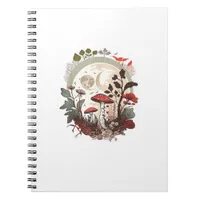 Aesthetic Goblincore And Cottagecore Mushroom Sere Notebook