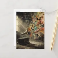 The Sound of Butterflies in the Attic Postcard