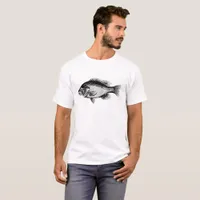 Black and White Fish Shirt
