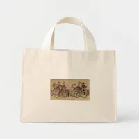 The Circus Procession Riders on Horseback Mini Tote Bag