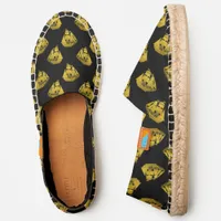 Faux Gold Tall Ship Sailing Nautical Patterned Espadrilles