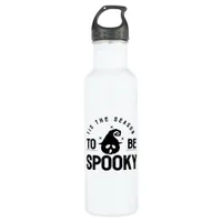 Tis The Season To Be Spooky Halloween Day Stainless Steel Water Bottle