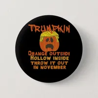 Trumpkin Inside Throw Out November Classic Button