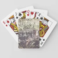 amish Waiting Horse Poker Cards