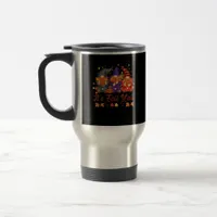 It’s Fall Y’all Halloween Gnomes Pumpkin Vintage Travel Mug