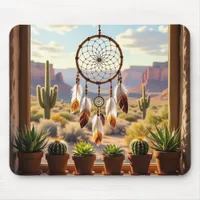 Dreamcatcher, Desert Canyons, Cacti   Mouse Pad