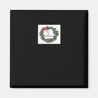 Tis The Season Christmas Wreath Magnet