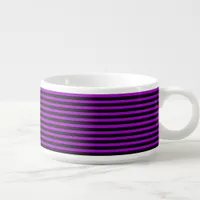 Purple & Black Stripes | Bowl