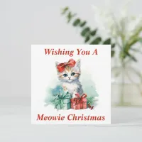 Kitty Christmas Card