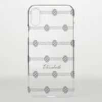 Chic Girly Diamond Elegant Rhinestone Pearl iPhone XS Case
