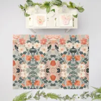 Flower Painting on Floor Outdoor
