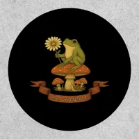 Frog Of The Garden Fairycore  Cottagecore Frog And Patch