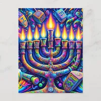 Hanukkah  postcard