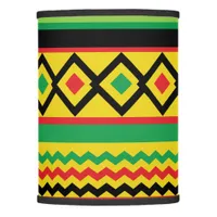 African Kente Geometric Bold Patterned Lamp Shade