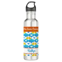 Just a Girl Who Loves Cruising and Ducks–Name  Stainless Steel Water Bottle