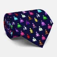 Horse Racing Jockey Silks Neck Tie