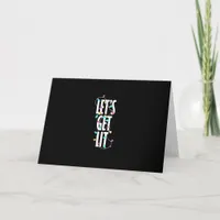 Let's Get Lit Christmas Light Card
