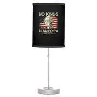 No Kings In America Since 1776 George Washington U Table Lamp