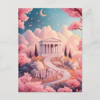 Dreaming to Travel to Athens Postcard