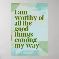 Self Love Affirmation Poster