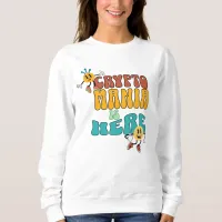 Crypto Mania Retro Colorful Character  Sweatshirt