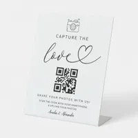 Capture The Love Qr Code Photo Wedding Sign 
