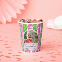One in a Melon Birthday watermelon Paper Cups