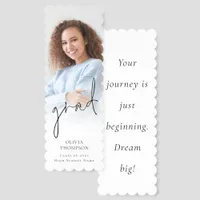 Graduation Photo Name Motivational Quote Bookmarks