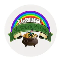 St. Patrick's Rainbow ID163 Edible Frosting Rounds