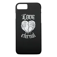 Gothic Skeleton Heart Hands Retro Aesthetic iPhone 8/7 Case