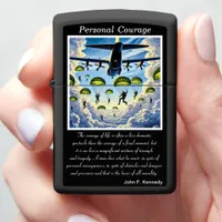 Personal Courage: Airborne Descent Zippo Lighter