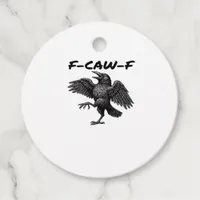 F-Caw-F Essential Vintage Graphic Favor Tags