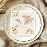 Cute Fun Mice Cookies Any Age Birthday Party Napkins