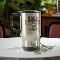 250 Years of Freedom Elegant Patriotic Travel Mug