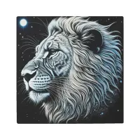 Celestial Lion Night Sky Ai Art