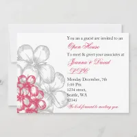 elegant pink Corporate party Invitation