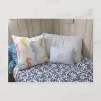 Pillow Display Postcard