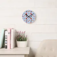 Fall Wall Clock