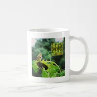 Goldfinch Closer Than I Was Yesterday Coffee Mug