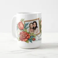 Best Mom Ever Flowers & Photo Mother’s Day  Coffee Mug