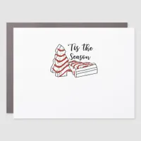 Tis The Season Funny Tree Christmas  Car Magnet