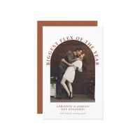 Budget Terracotta Arch Photo Engagement