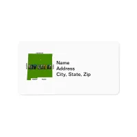 New Mexico, USA Address Label