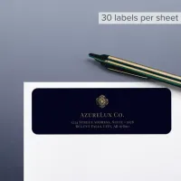 Return Address Labels with Luxury Filigree Logo